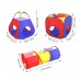 4 in 1 Children Kids Playhouse Tent, Ball Pit, Tunnels with Storage Bag